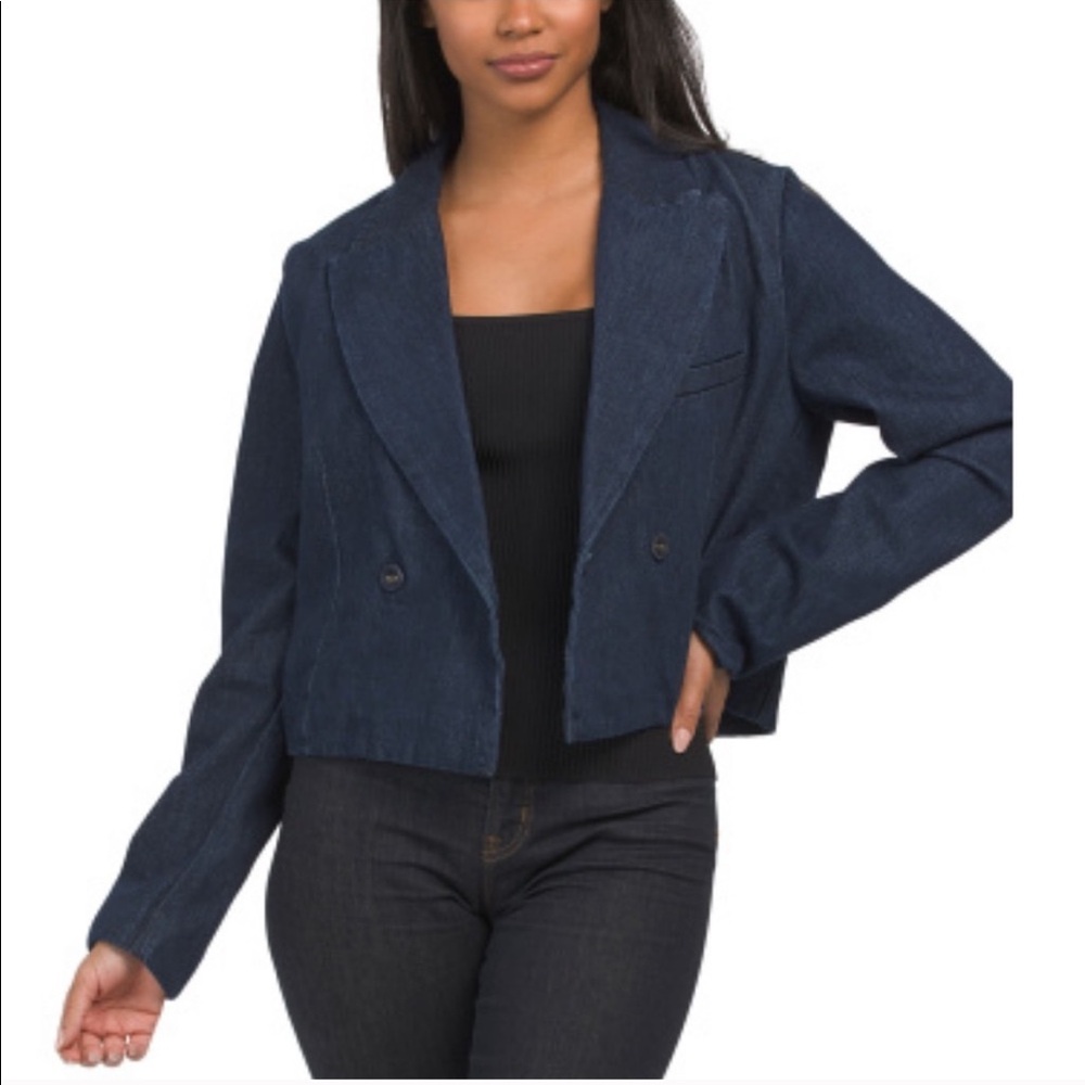 Zara denim blazer, size small